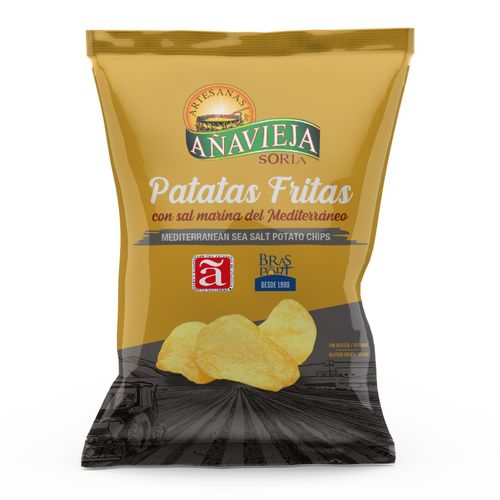 Potato chips with Mediterranean sea salt 50g, 120g