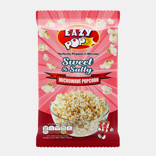 Eazypop Microwave Popcorn - Sweet & Salty