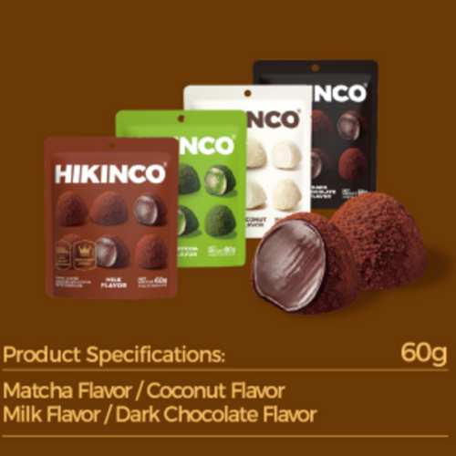 TRUFFLE-SHAPED CHOCOLATE WITH COCOA BUTTER SUBSTITUTE