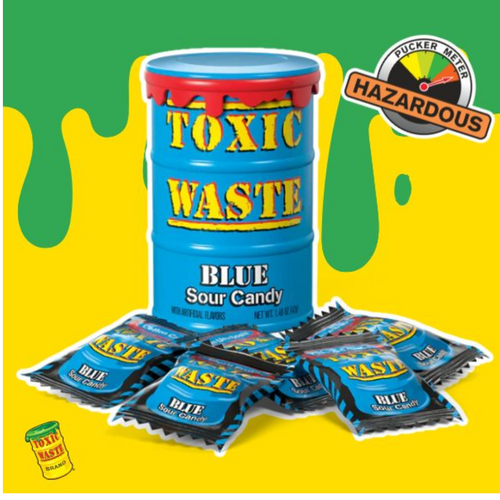 Toxic Waste Blue Drum