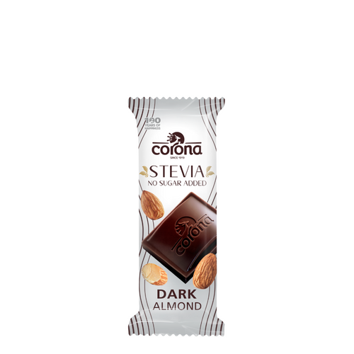 Corona Dark Almond Stevia Chocolate