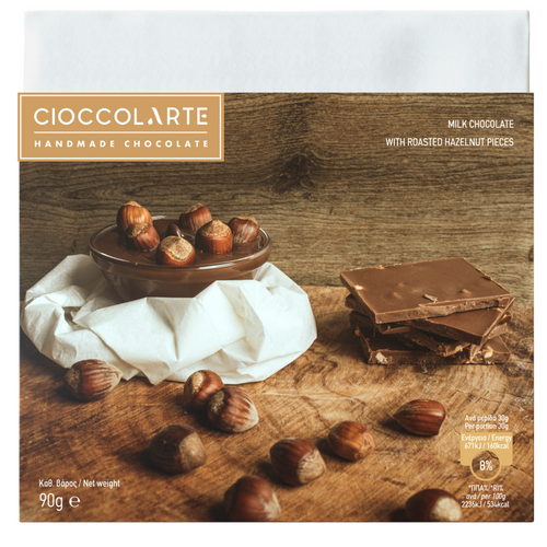 MILK ROASTED HAZELNUT PIECES 90GR