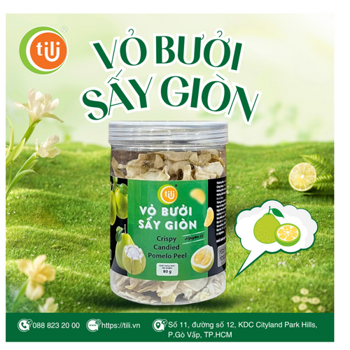 Crispy Candied Pomelo Peel