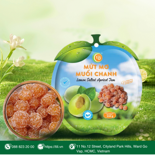 Lemon Salted Apricots