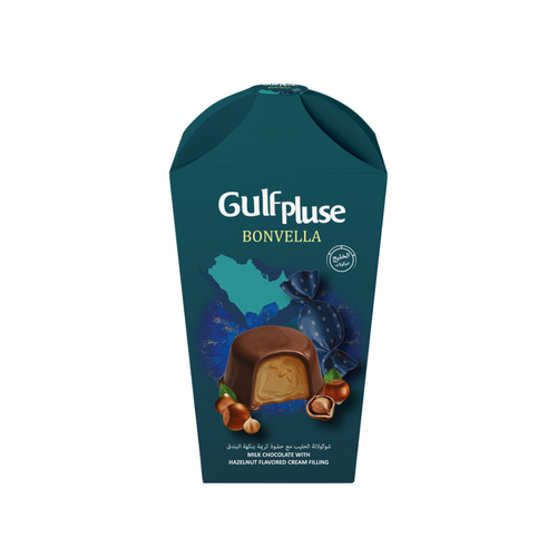 Bonvella Portakal, Fındık ve Karamel krema Dolgulu Çİkolata