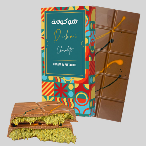 Kunafa Pistachio Milk Chocolate