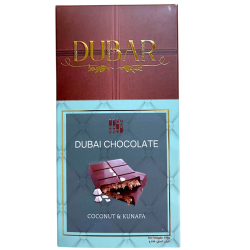 Dubar Dubai Chocolate, Coconut & Kunafa - 190g