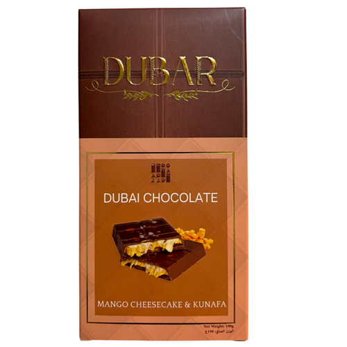 Dubar Dubai Chocolate, Mango Cheesecake & Kunafa - 190g