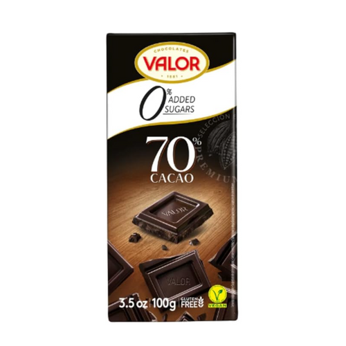 Valor Dark Chocolate 70% Sugar -Free