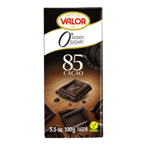 Valor Dark Chocolate 85% Sugar-Free