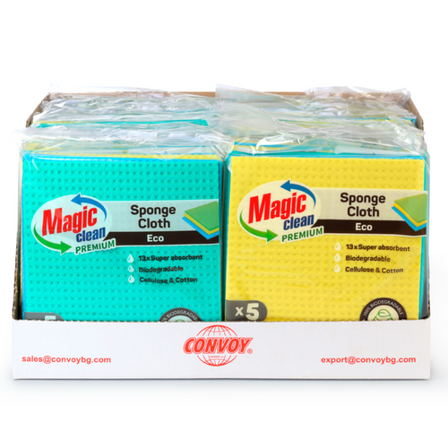 SPONGE CLOTH BIODEGRADABLE 5 PCS. M