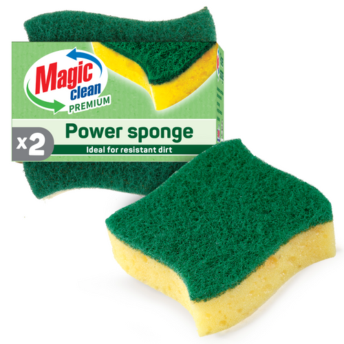 KITCHEN SPONGE EXTRA SCOURER 2 PCS. PREMIUM