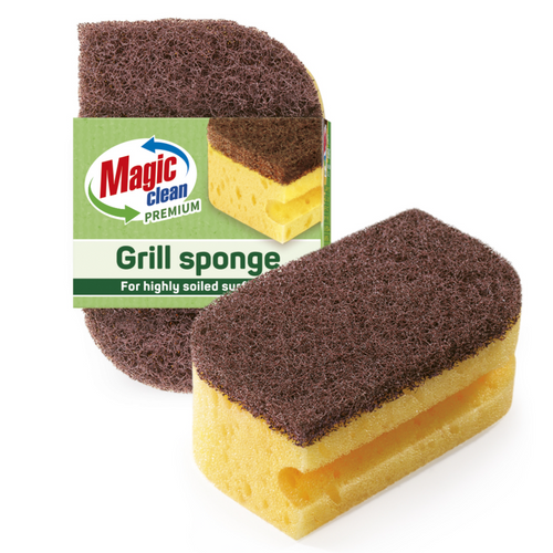 KITCHEN SPONGE FOR GRILL SURFACES PREMIUM