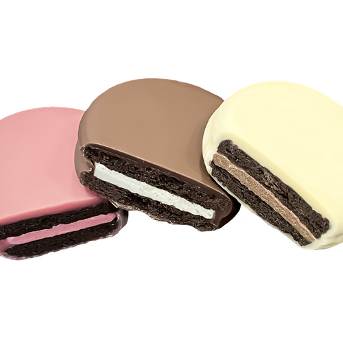 DOBLE CHOCO COVERED COOKIE & CREAM