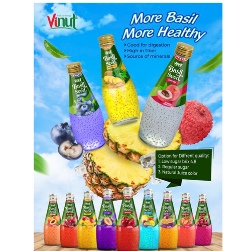 (NAM VIET GROUP) VINUT BASIL SEED DRINK