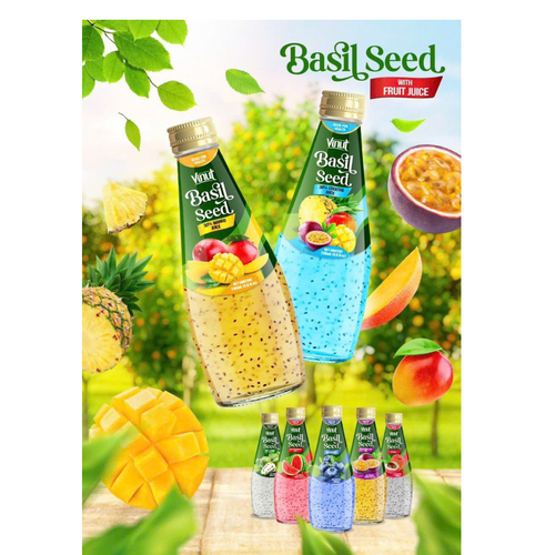 (NAM VIET GROUP) VINUT BASIL SEED DRINK
