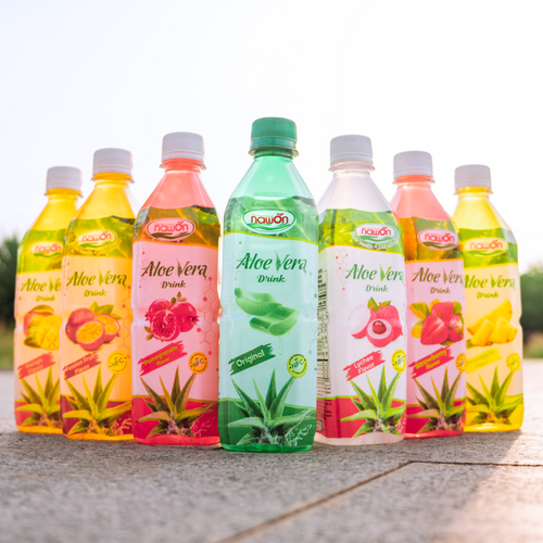 Best Quality Nawon Aloe Vera Juice with Tropical Fruit Juice Drink Canned, Bottle Soft Dink NFC Vietnam Food and Beverage Manufacturer OEM/ODM
