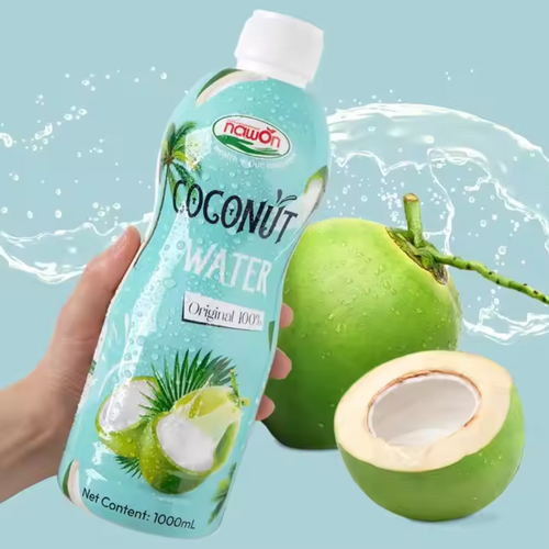 NAWON Premium Quality Coconut Water Original and Coconut Water with Pulp Low-Salt Sugar-Free Hydration Expo Caf Flavor Free Design Label Food Pattern OEM/ODM