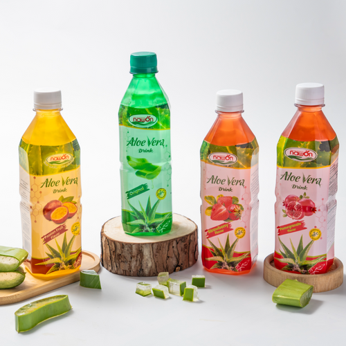 Best Quality Nawon Aloe Vera Juice with Tropical Fruit Juice Drink Canned, Bottle Soft Dink NFC Vietnam Food and Beverage Manufacturer OEM/ODM