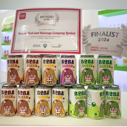 New Arrivals Boba Queen Hot Selling Milk Tea 5 Flavor 330ML Canned Bubble Tea Mix Private Label Manufacturer From Vietnam