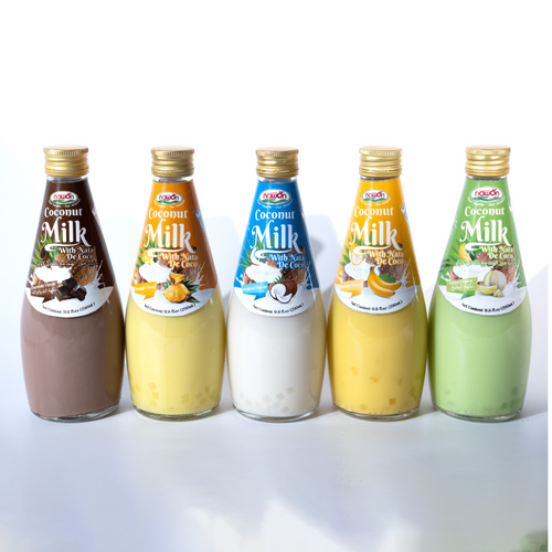 Trending Product Good Taste Vietnam OEM ODM 100% Nut Milk Drink 290ML Glass Bottle Service Low MOQ Cheap Price Fast Delivery GMP