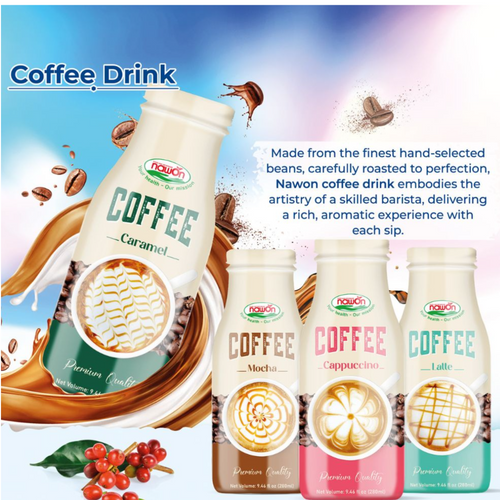 Low MOQ Private Label Ready To Drink Coffee Rich And Pure NAWON Facory in Vietnam OEM ISO