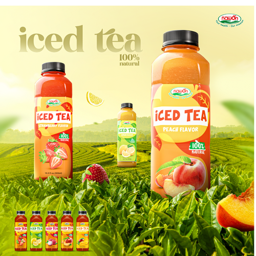 ICED TEA drink NAWON in Vietnam Wholesale Food and Beverage Free Sample ISO OEM ODM