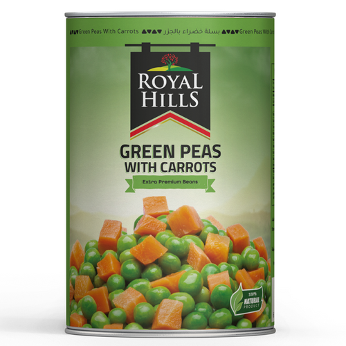 CANNED GREEN PEAS & CARROTS
