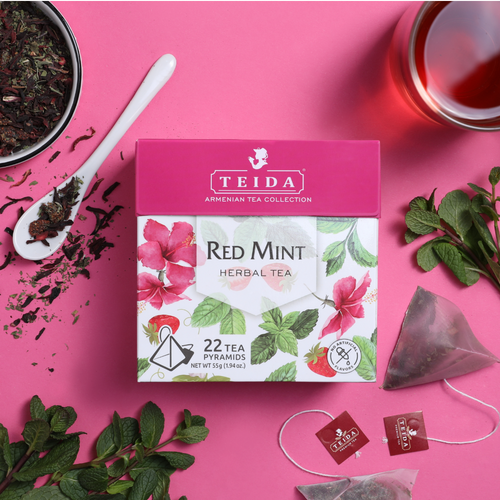 Herbal tea TEIDA™  Red Mint 55 g Armenian Tea Collection