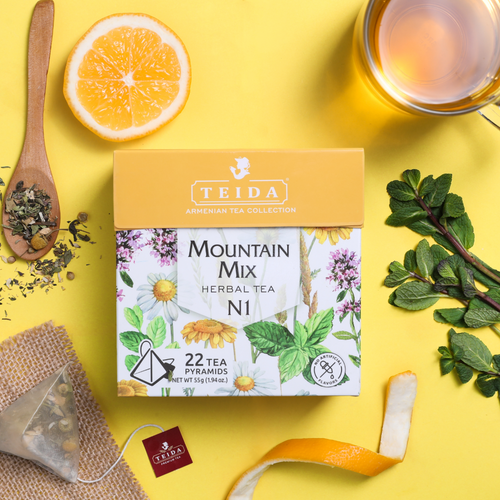 Herbal tea TEIDA™  Mountain Mix N1 55 g Armenian Tea Collection