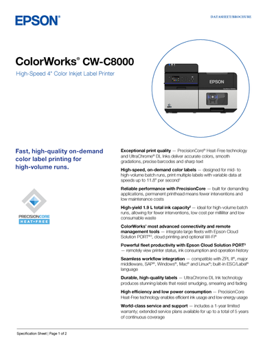 EPSON C8000