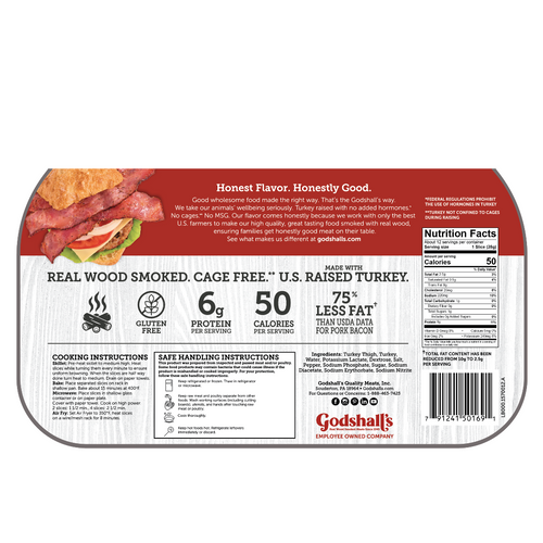 Godshall's 12oz Peppered Turkey Bacon