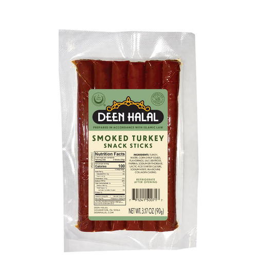 Deen Halal Turkey Snack Sticks