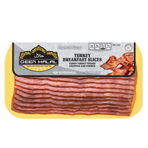 Deen Halal 12 oz Turkey Breakfast Slices