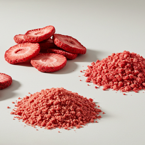 Freeze Dried Strawberry ( Whole, Sliced & Granulated)