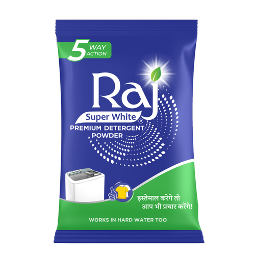 Raj Super White Premium Detergent Powder
