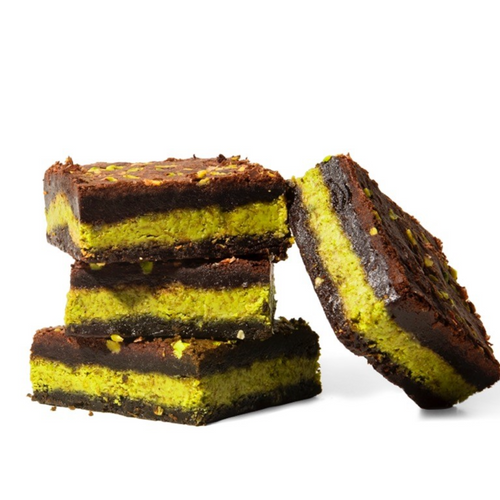 Crispy Pistachio Brownie