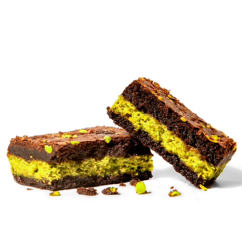Crispy Pistachio Brownie