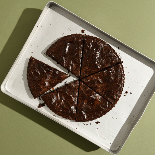 Brownie Pizza Slice