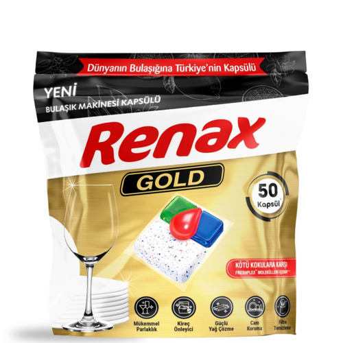 Renax dishwasher capsule gold