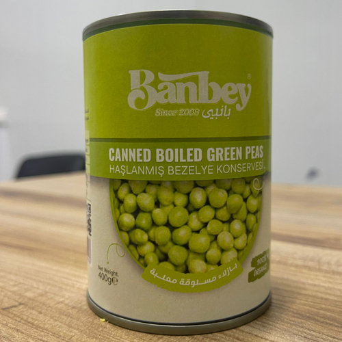 Canned boiled peas