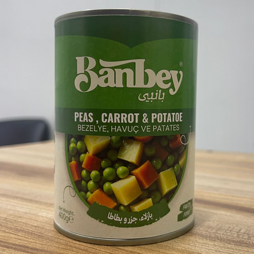 Canned boiled peas