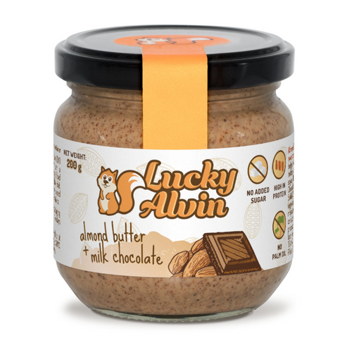 Lucky Alvin almond butter + milk chocolate