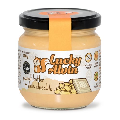 Lucky Alvin peanut butter + white chocolate