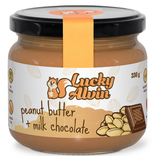 Lucky Alvin peanut butter + milk chocolate