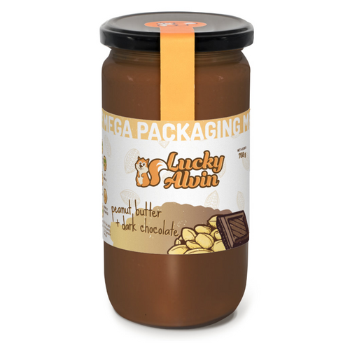 Lucky Alvin peanut butter + dark chocolate