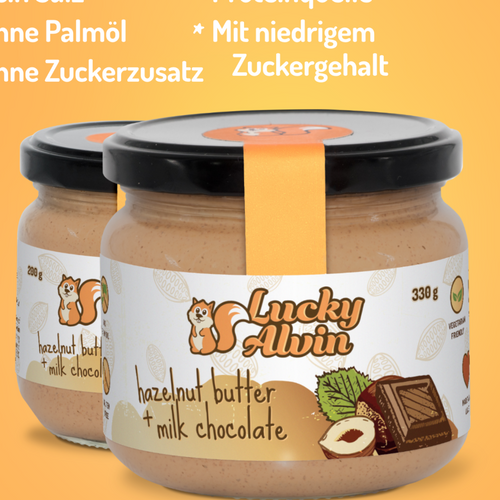 Lucky Alvin hazelnut butter + milk chocolate