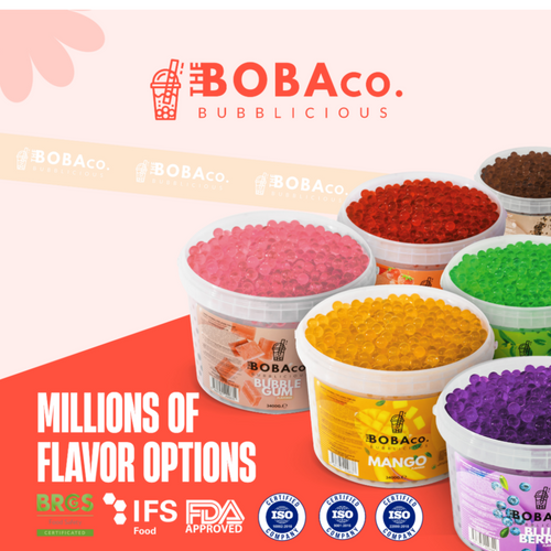 POPPING BOBA - BURSTING BOBA - CHERRY 3.4KG