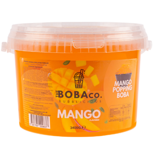 POPPING BOBA - BURSTING BOBA - MANGO 3.4KG