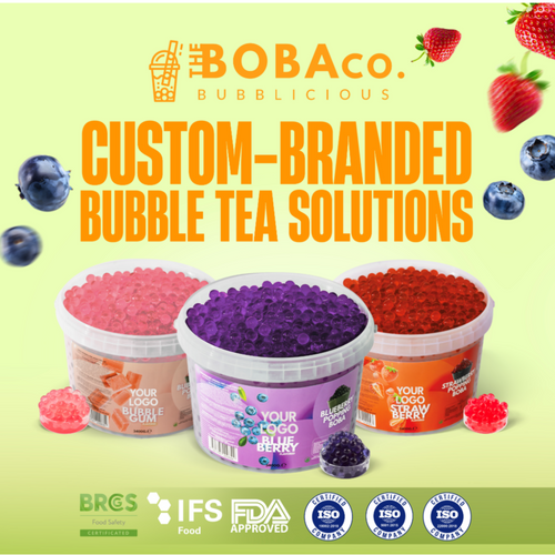 POPPING BOBA - BURSTING BOBA - STRAWBERRY 3.4KG